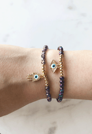 Pulsera cristales Hamsa