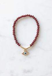 Pulsera cristales Ojo Turco