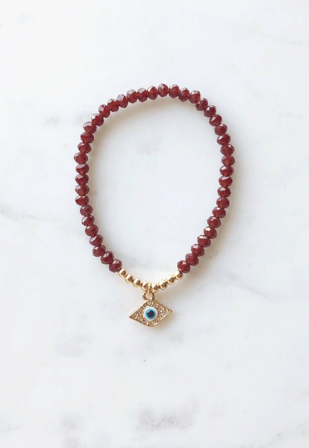 Pulsera cristales Ojo Turco