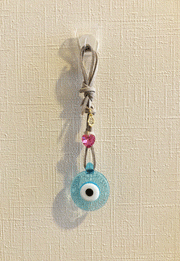 Amuleto Corazon Hamsa Strass