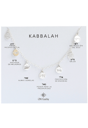 Collar Kabbalah 72 nombres de D's Plateado