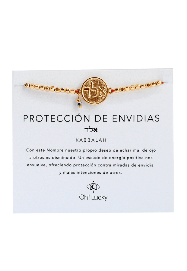 Pulsera Protección de envidias Dorado