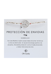 Pulsera Protección de envidias Plateado