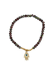 Pulsera cristales Hamsa