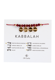 Pulsera Kabbalah Almas gemelas-Amor-Protección-Milagros Dorado