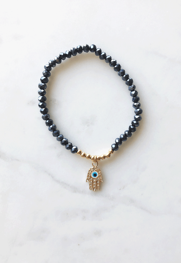 Pulsera cristales Hamsa