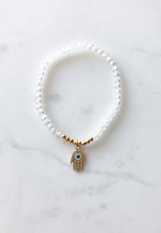 Pulsera cristales Hamsa