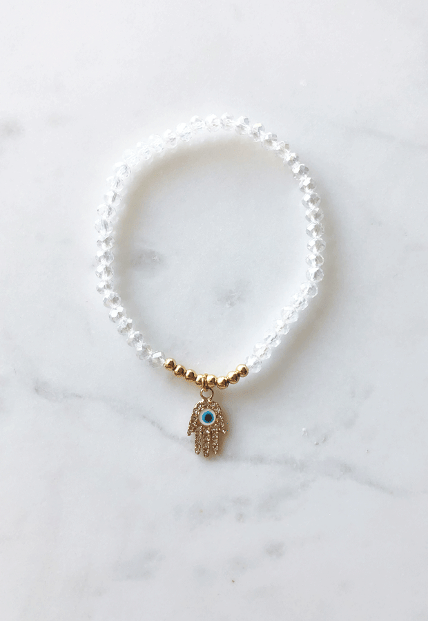 Pulsera cristales Hamsa