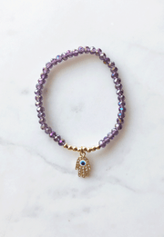 Pulsera cristales Hamsa