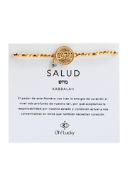 Pulsera Salud dorado