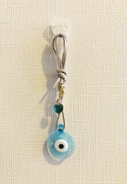 Amuleto Corazon Hamsa Strass